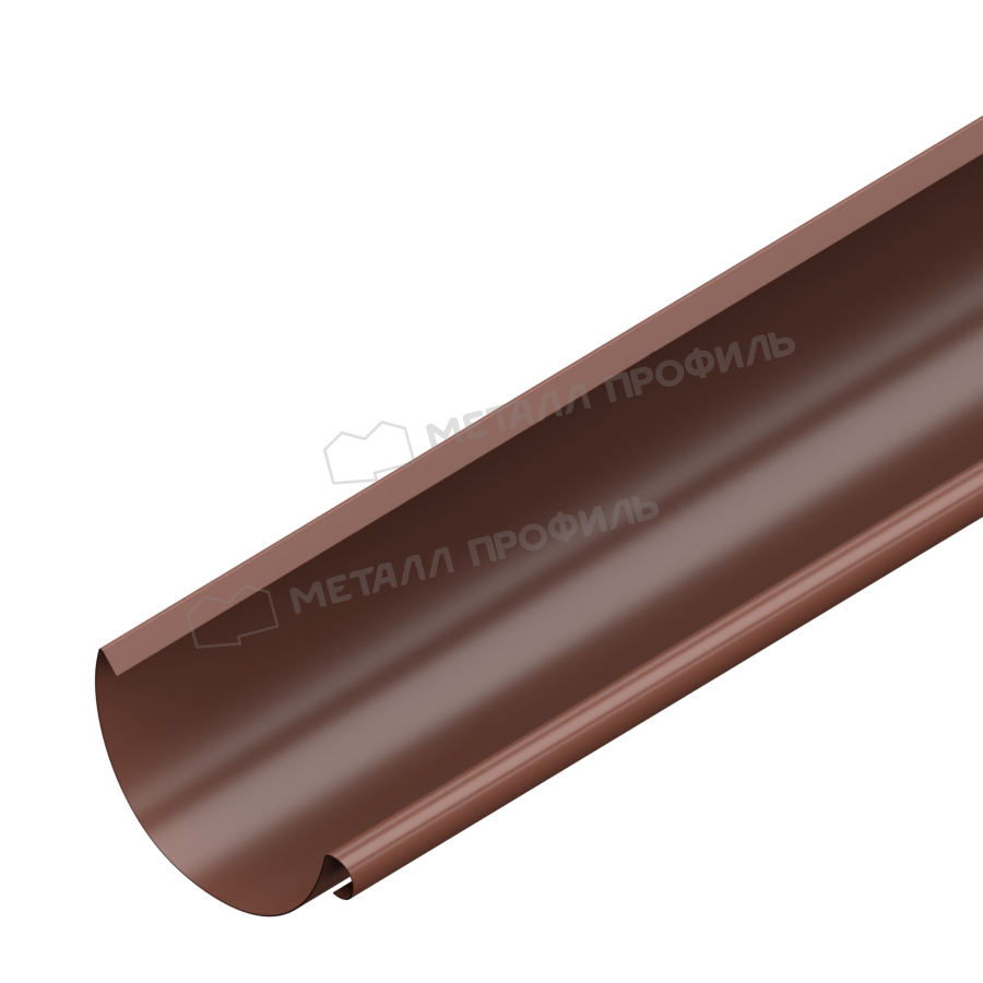 Желоб водосточный МЕТАЛЛ ПРОФИЛЬ GRANDSYSTEM D125х3000 Ral 8017