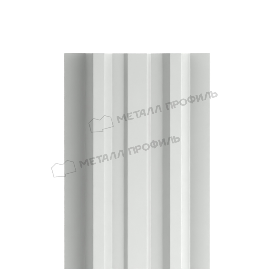 Штакетник металлический МЕТАЛЛ ПРОФИЛЬ LАNE-T 16,5х99 NormanMP (ПЭ-01-9003-0.5)