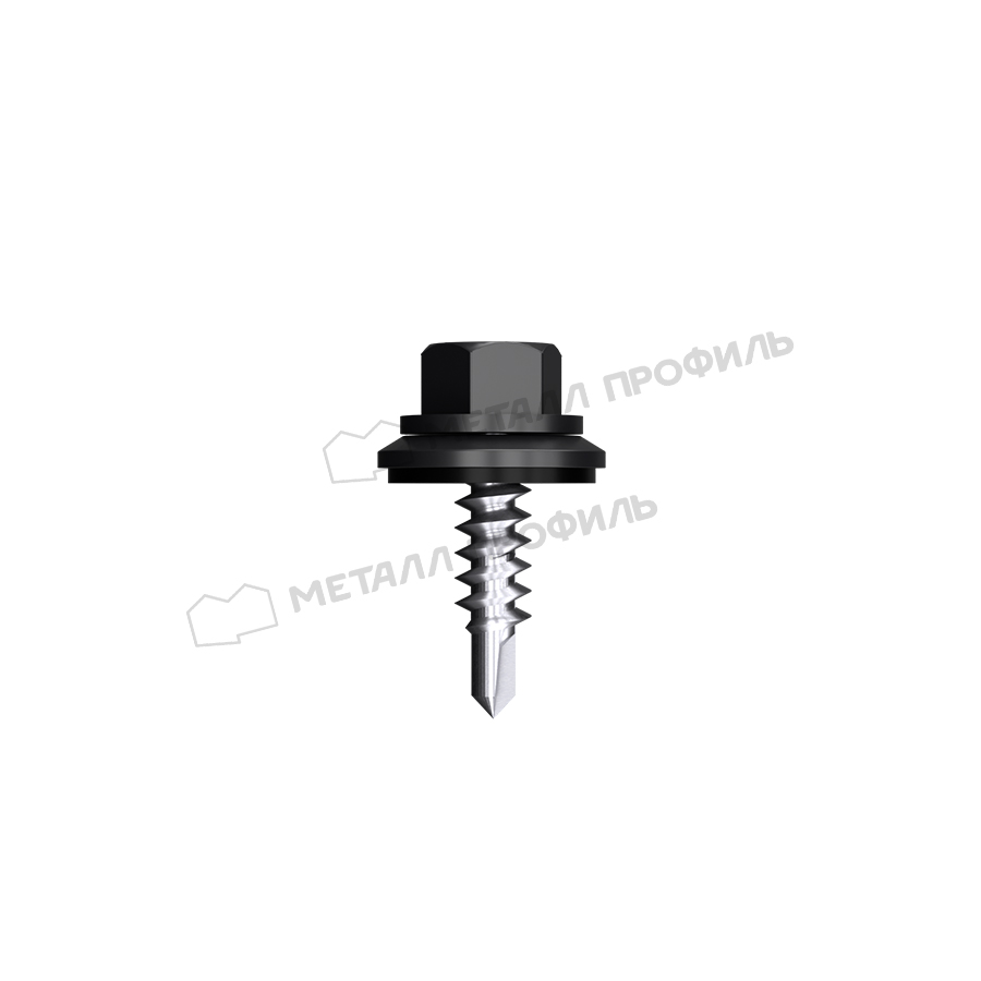 Саморез 4,8х28 ROOFRetail RAL9005 (черный темный)