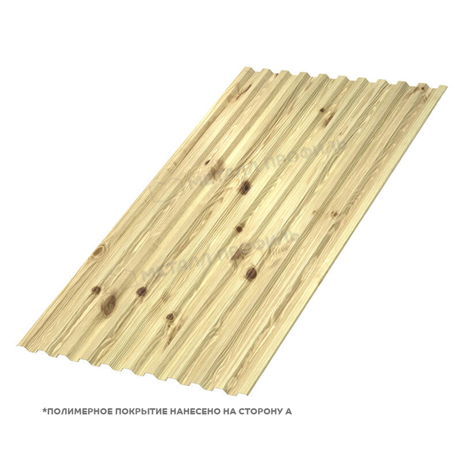 Профлист МЕТАЛЛ ПРОФИЛЬ С-21x1000-B (ECOSTEEL_T-12-Орех-0,45)
