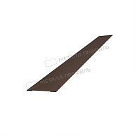 Планка крепежная забора 60 х 2000 (VALORI-20-DarkBrown-0.5)